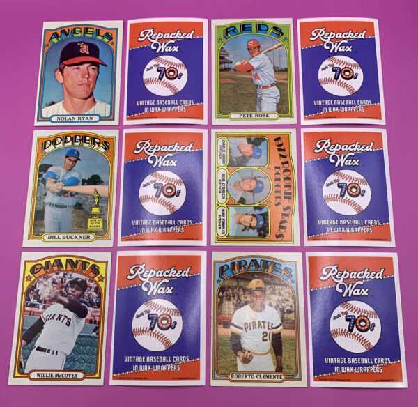 Repacked Wax 1972 Topps Just the 70s Baseball Cards