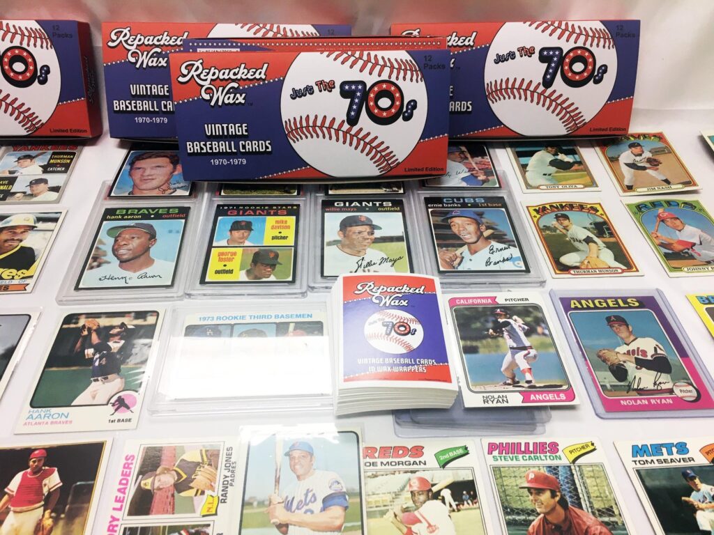 Just the 70s Vintage Baseball Cards