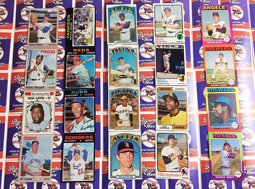 Just the 70s Vintage Baseball Cards