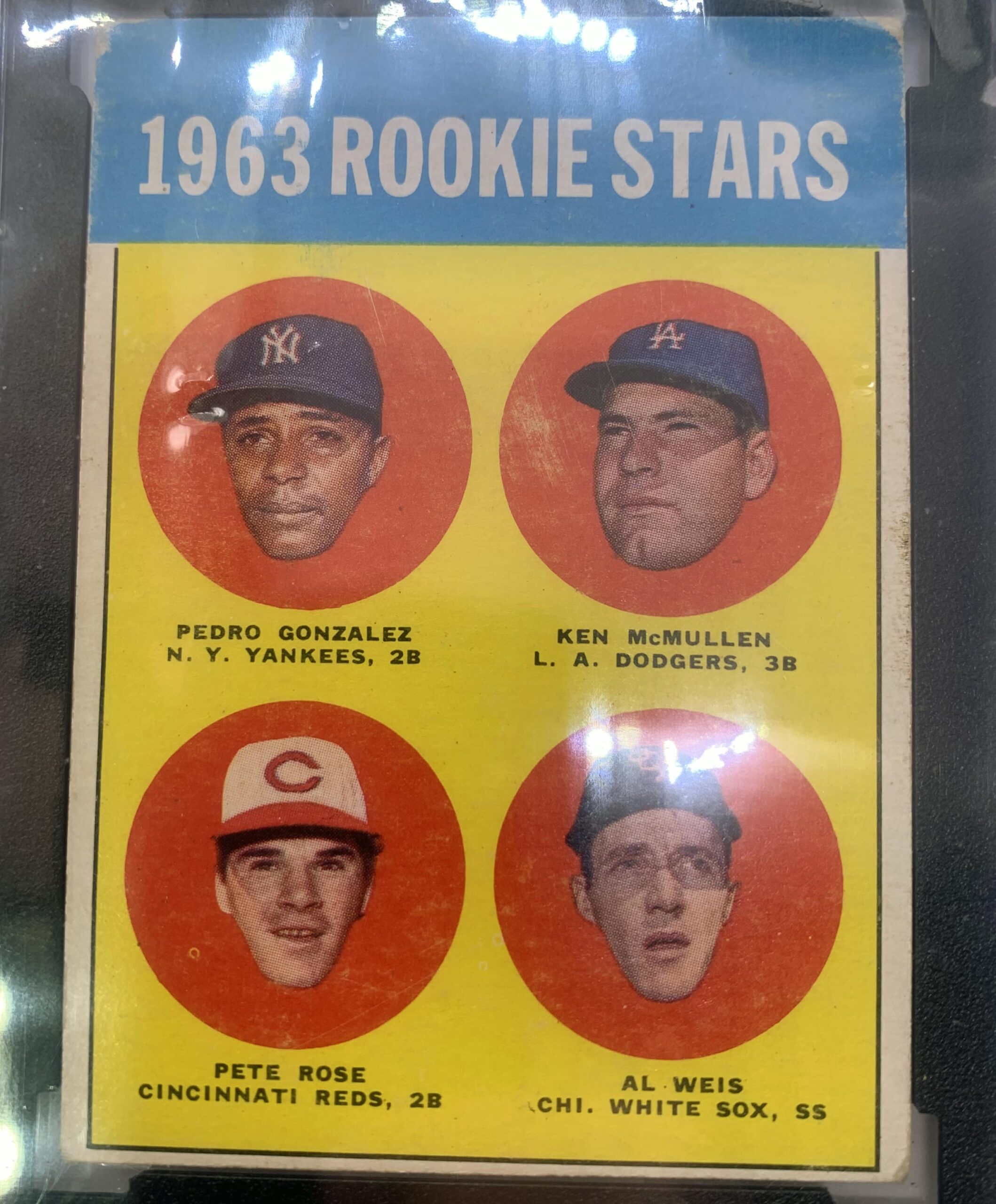1963 Topps Pete Rose Rookie Baseball Card