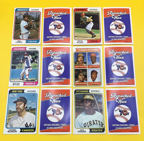 Repacked Wax 1974 Topps Just the 70s baseball cards