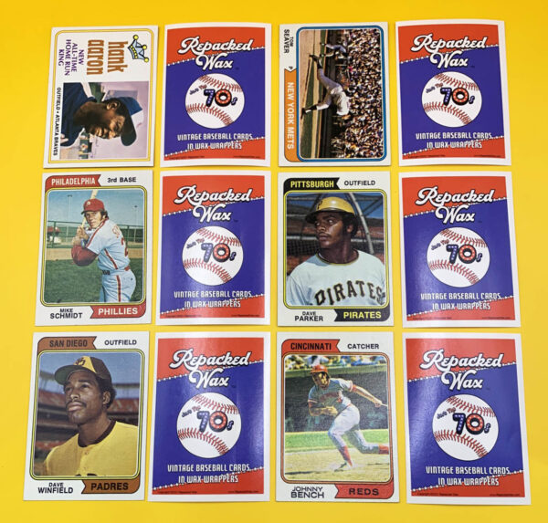 Repacked Wax 1974 Topps Just the 70s baseball cards