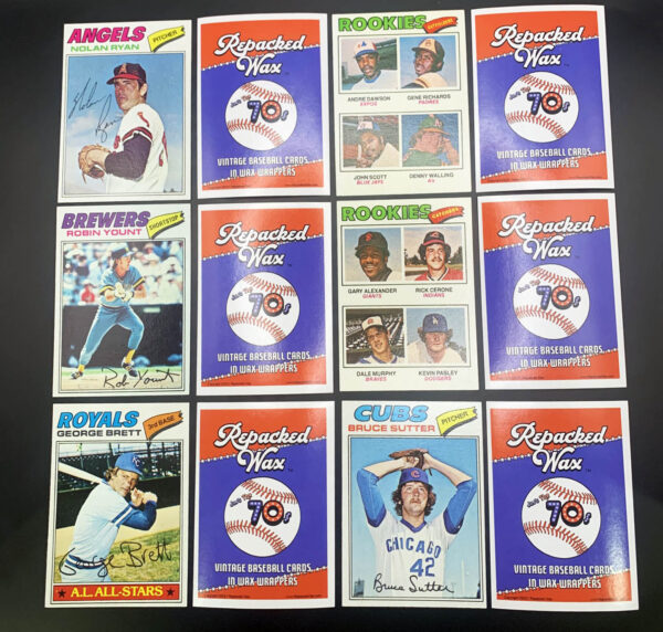 Repacked Wax 1977 Topps Just the 70s baseball cards