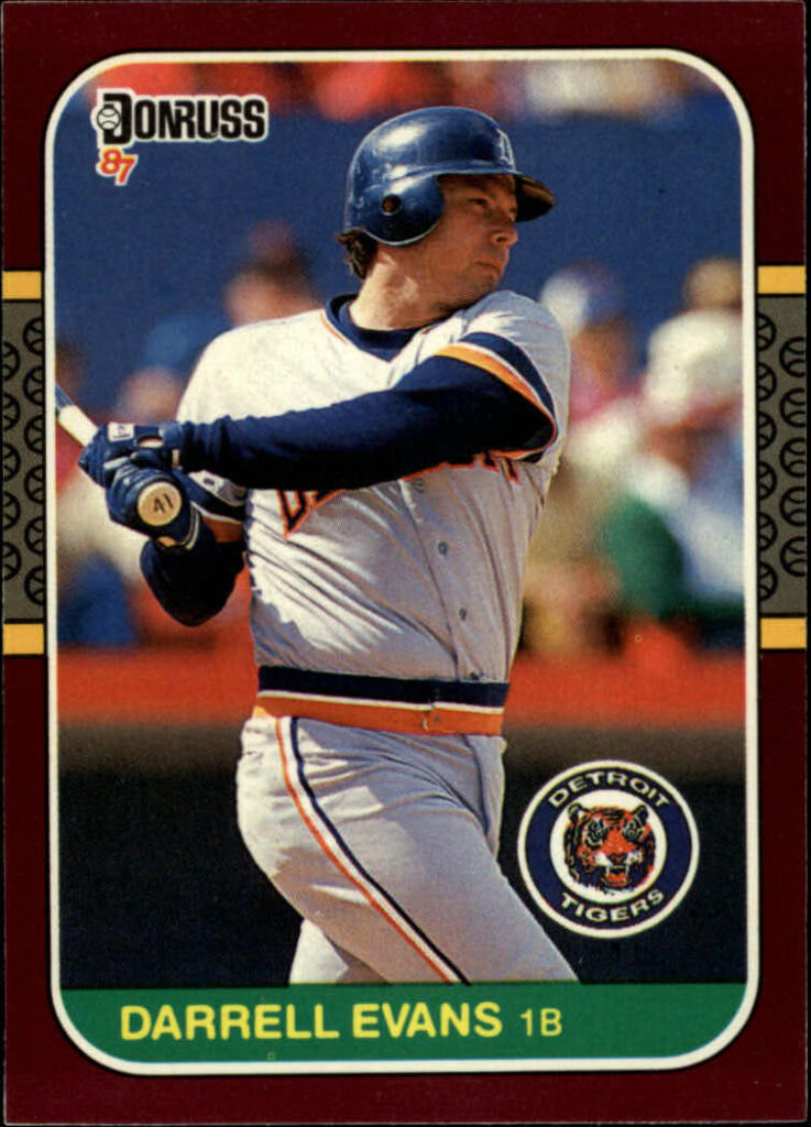 1987 Donruss Opening Day Darrell Evans