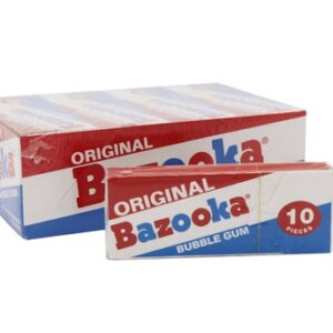Old School Bazooka Bubble Gum 10-Piece Pack