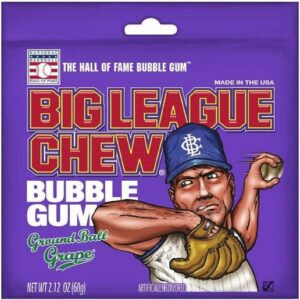 Big League Chew Groundball Grape Bubble Gum