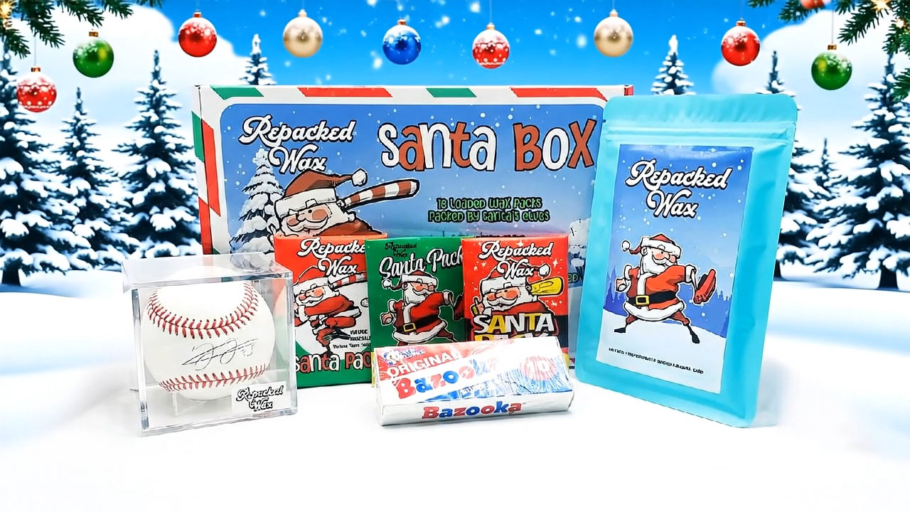 Repacked Wax Santa Box Christmas