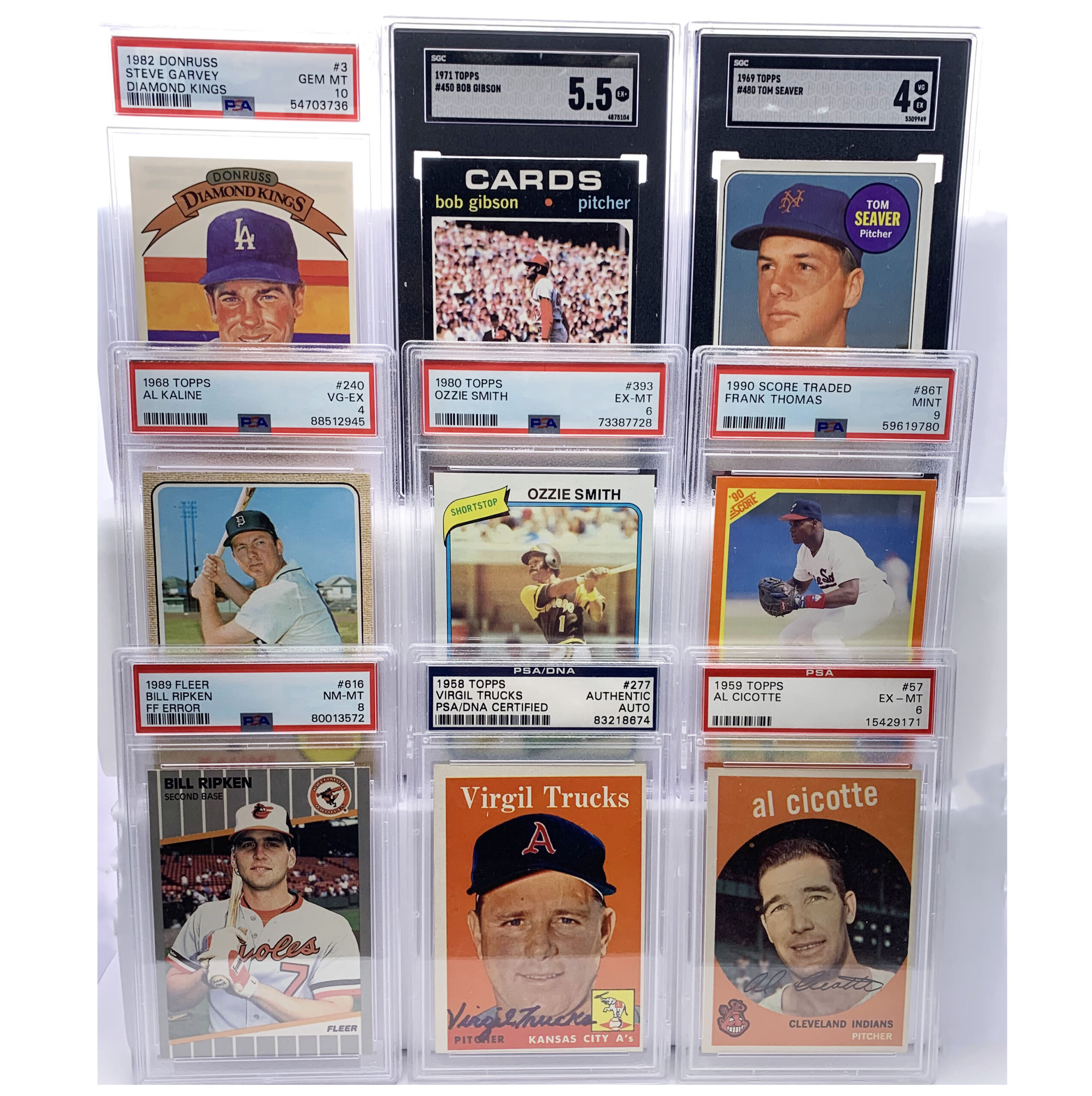 Graded cards Santa Boxes Repacked Wax