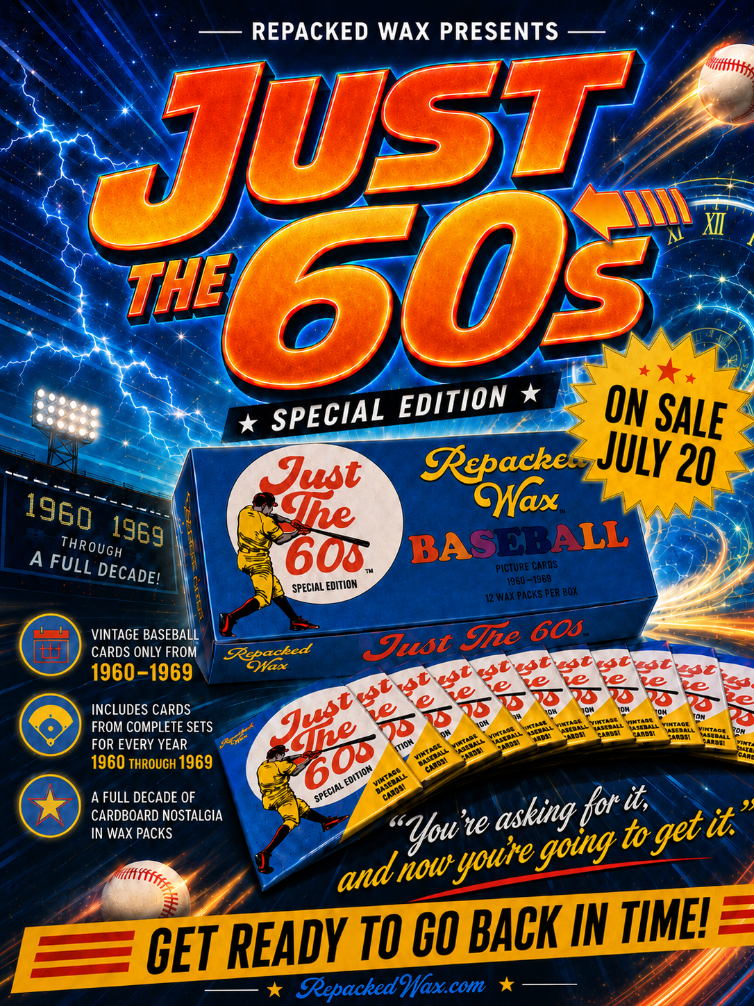 Repacked Wax - Just the 60s Baseball Cards